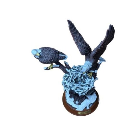 Bradford Exchange Soaring Nobility Eagle Sculpture From Protectors Of The Nest